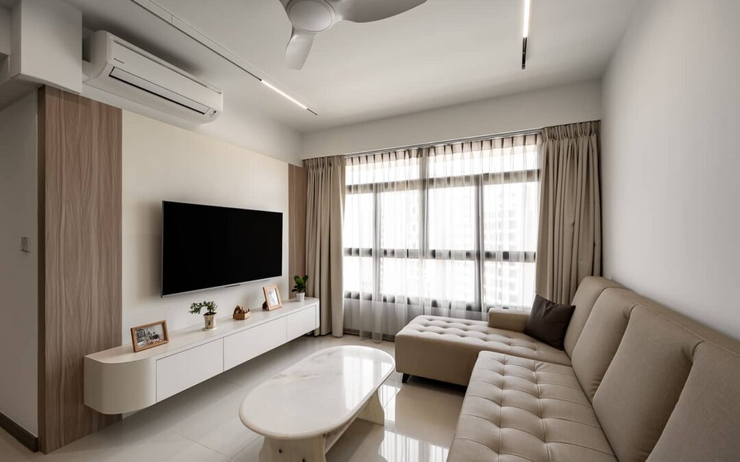 Modern Minimalist Tengah BTO Interior Design